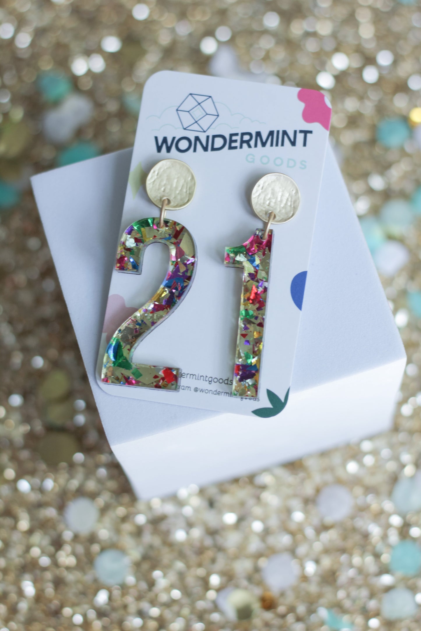 Birthday Age Earrings