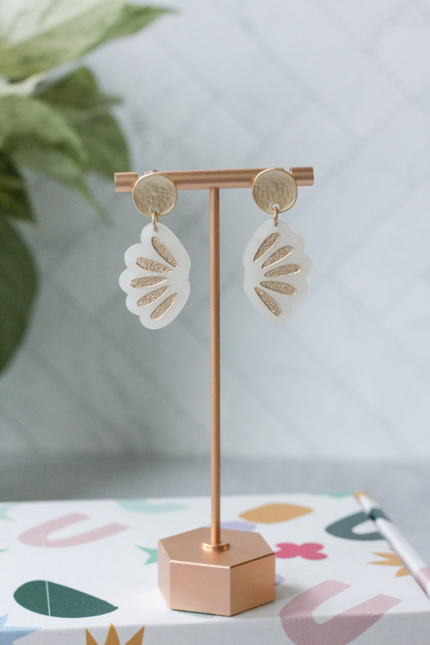 Butterfly Fan Earrings