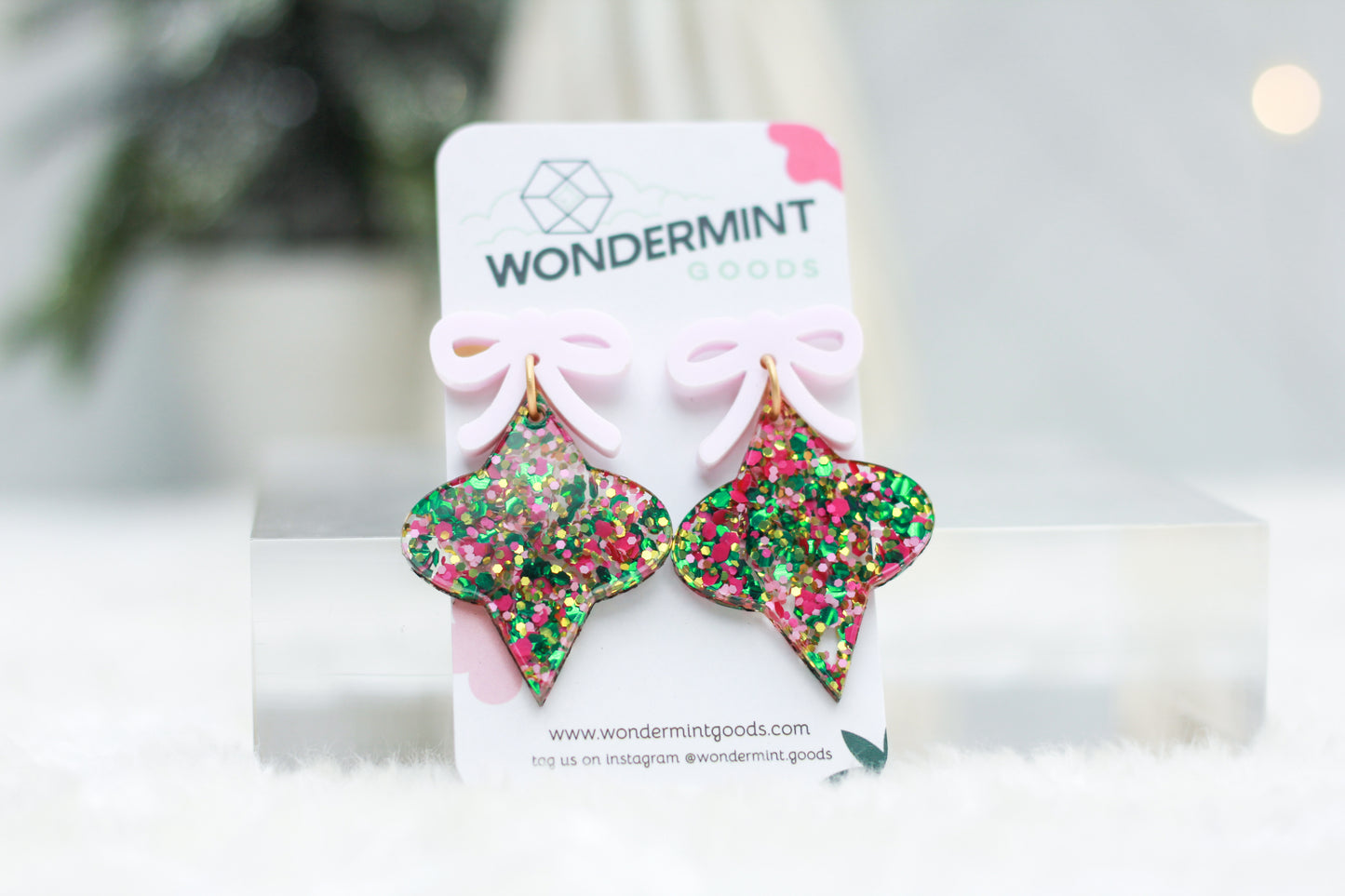 Confetti Ornament Acrylic Earrings