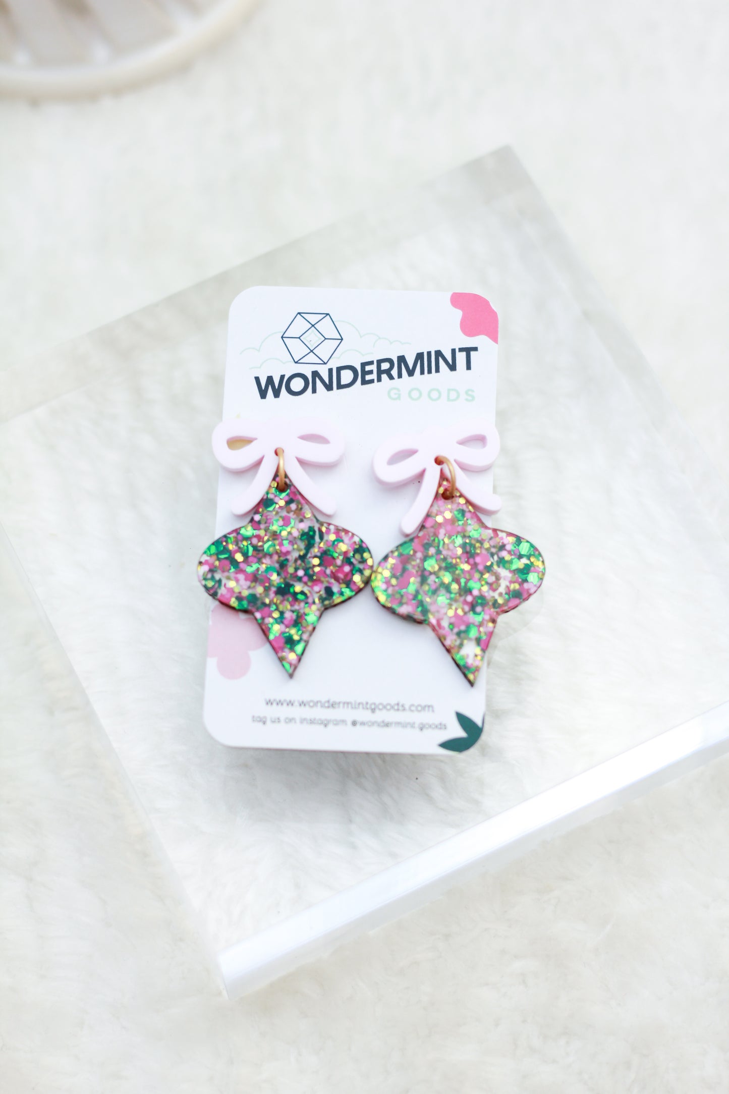 Confetti Ornament Acrylic Earrings