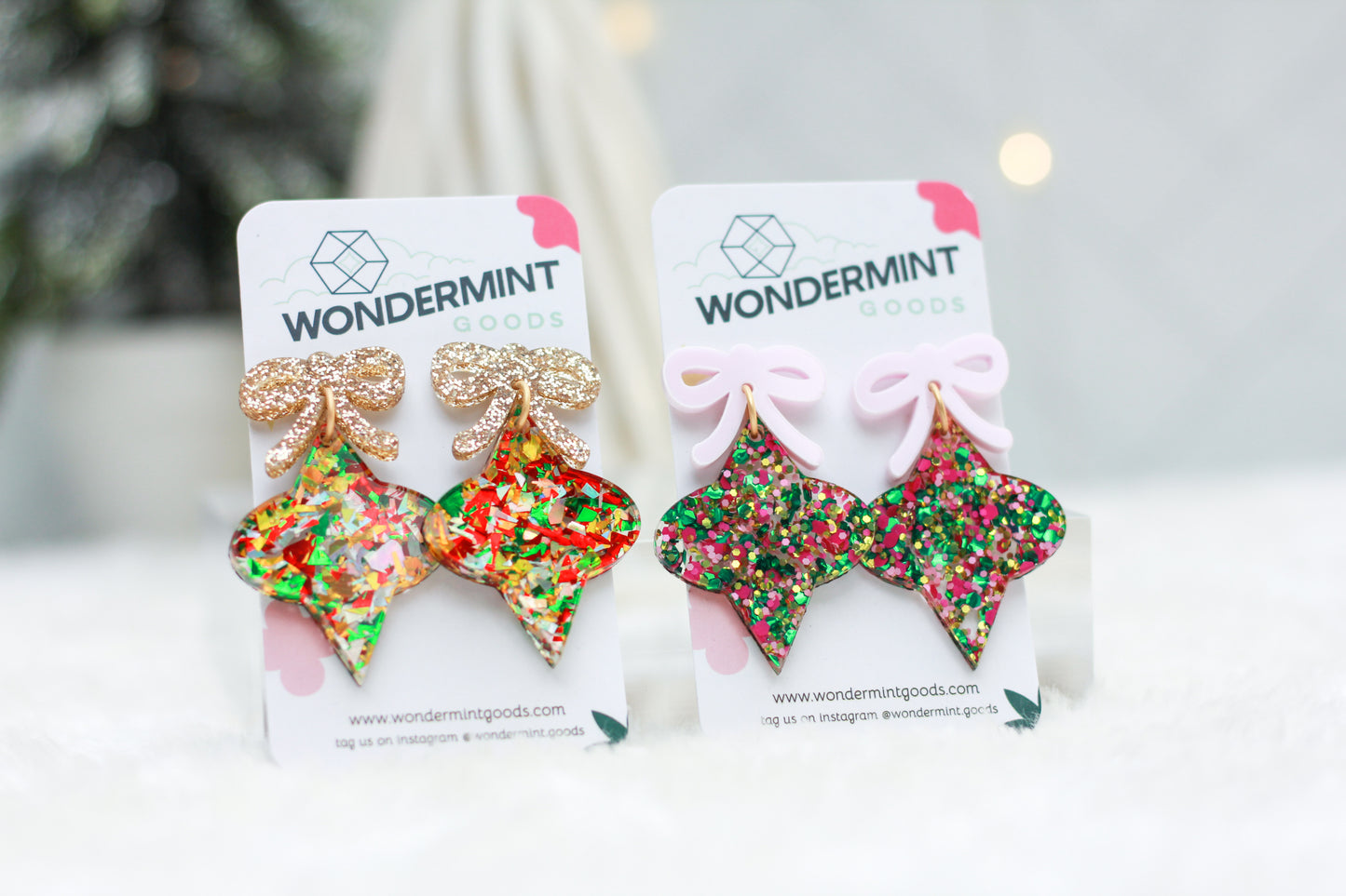 Confetti Ornament Acrylic Earrings