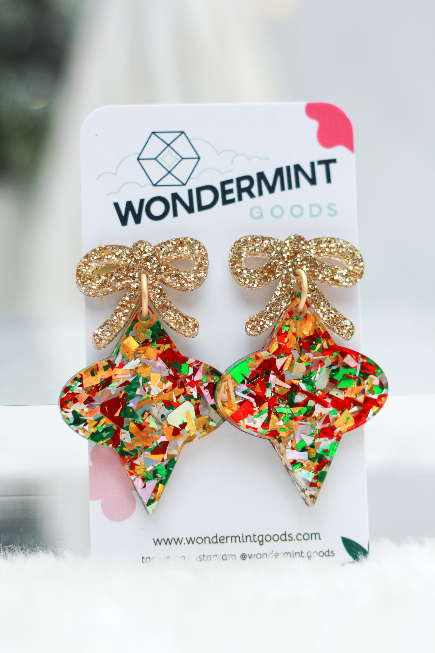 Confetti Ornament Acrylic Earrings