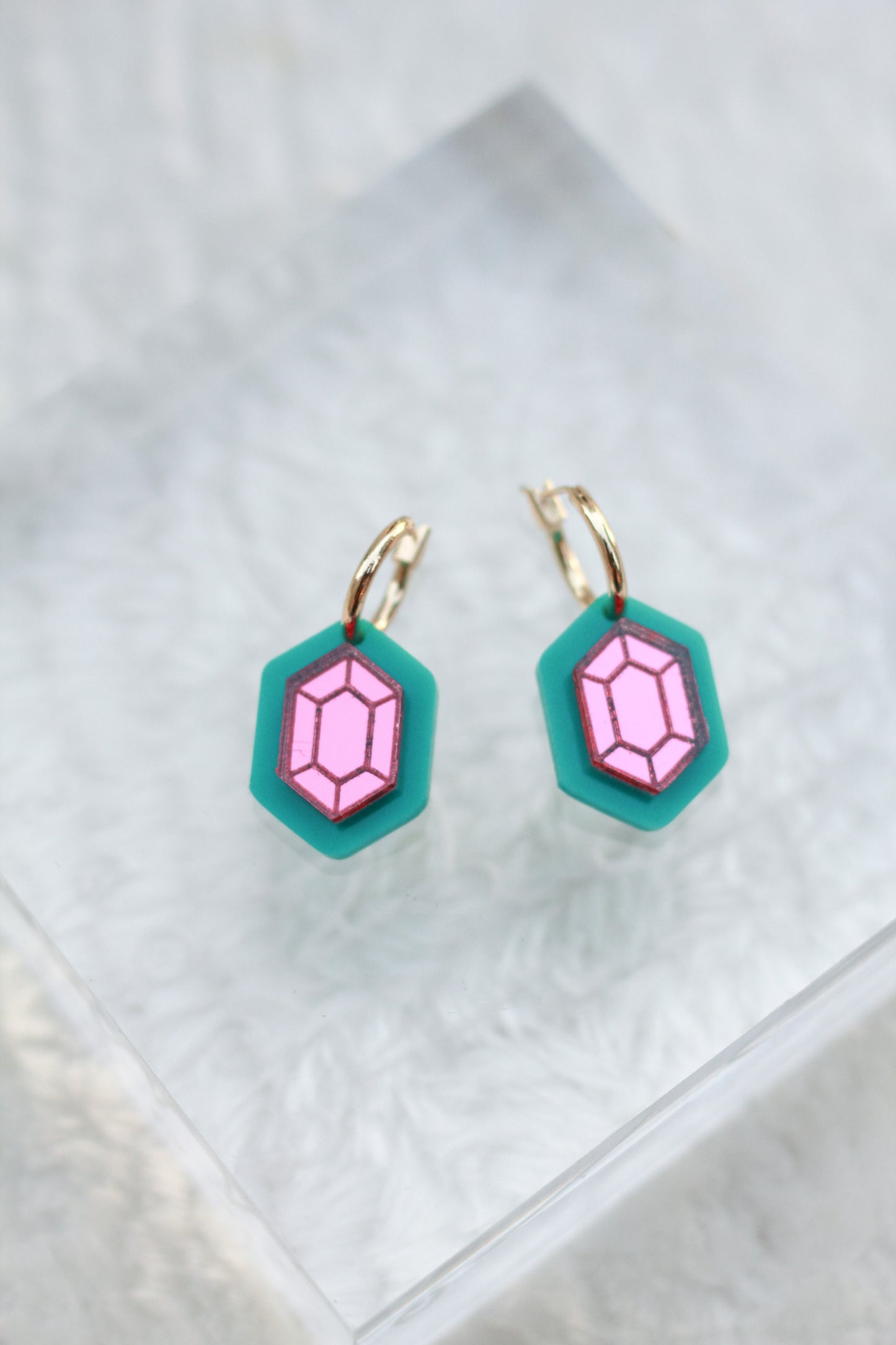 "You're a gem" Hoop Earrings