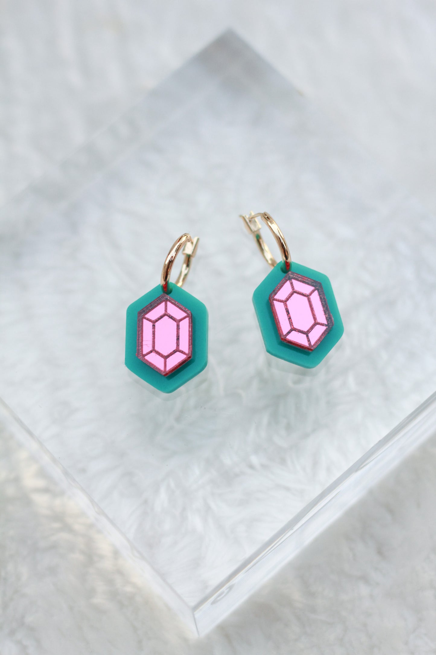 "You're a gem" Hoop Earrings