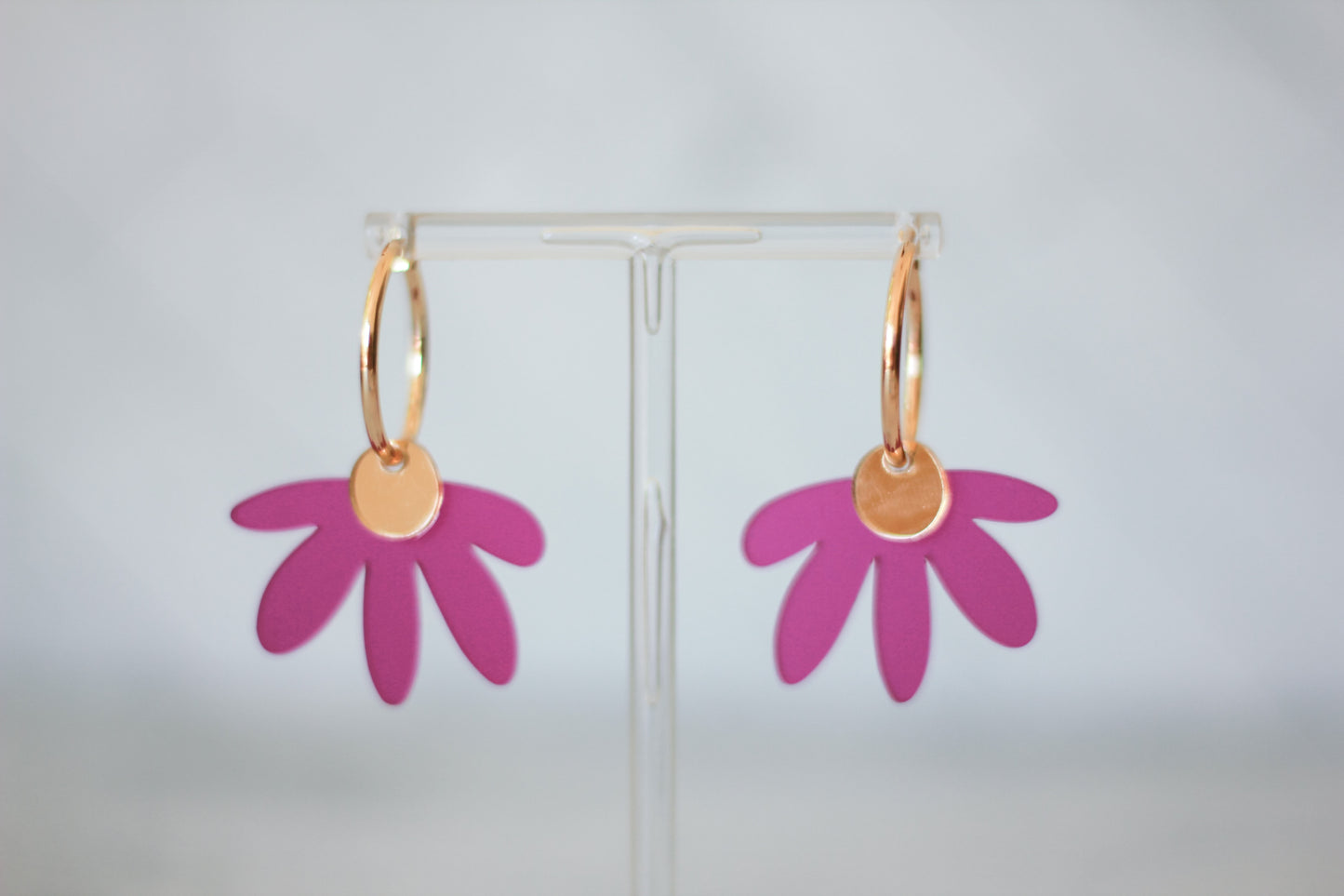 Petal Hoop Earrings