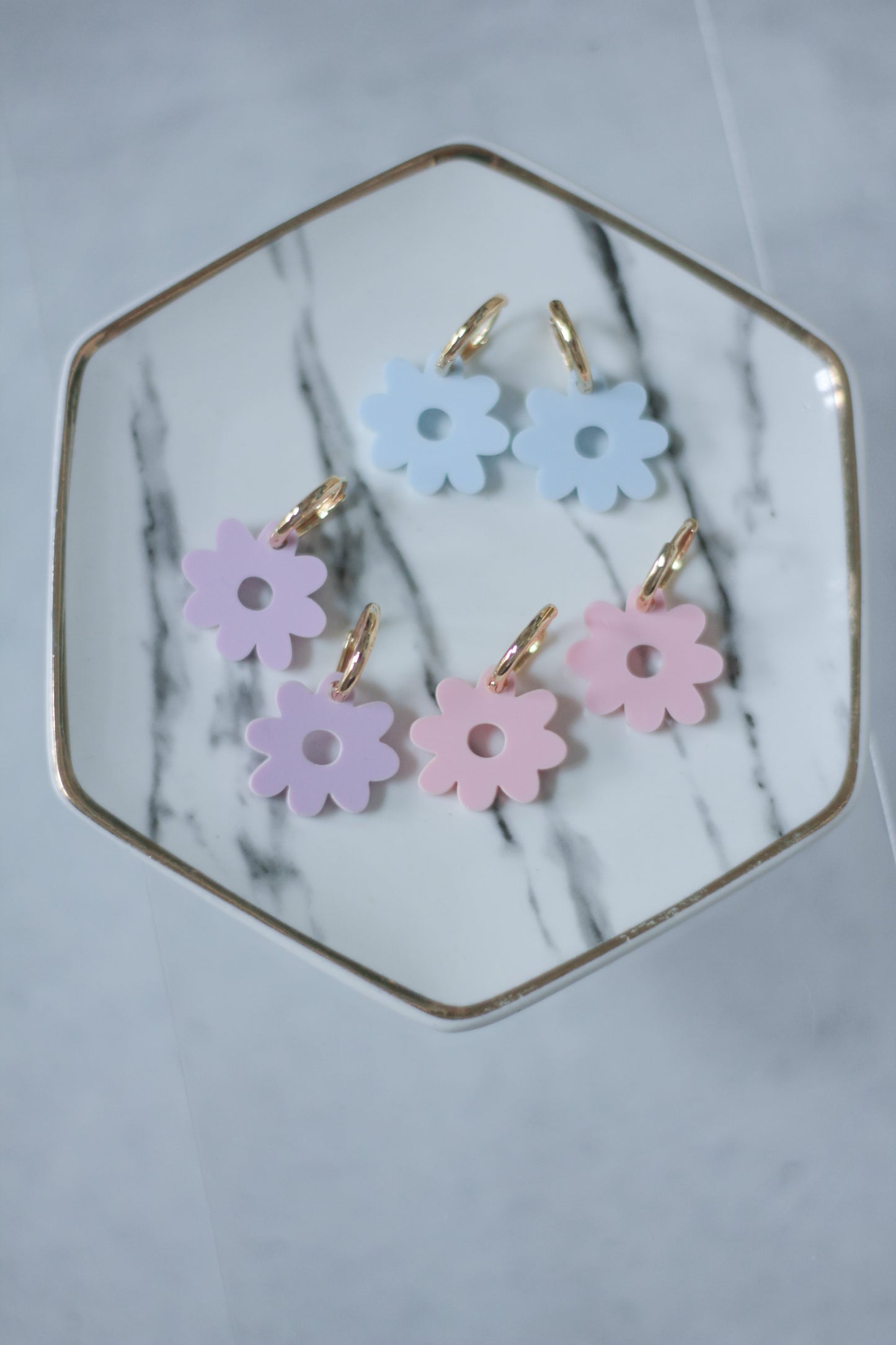 Huggie Hoop Charm Earrings