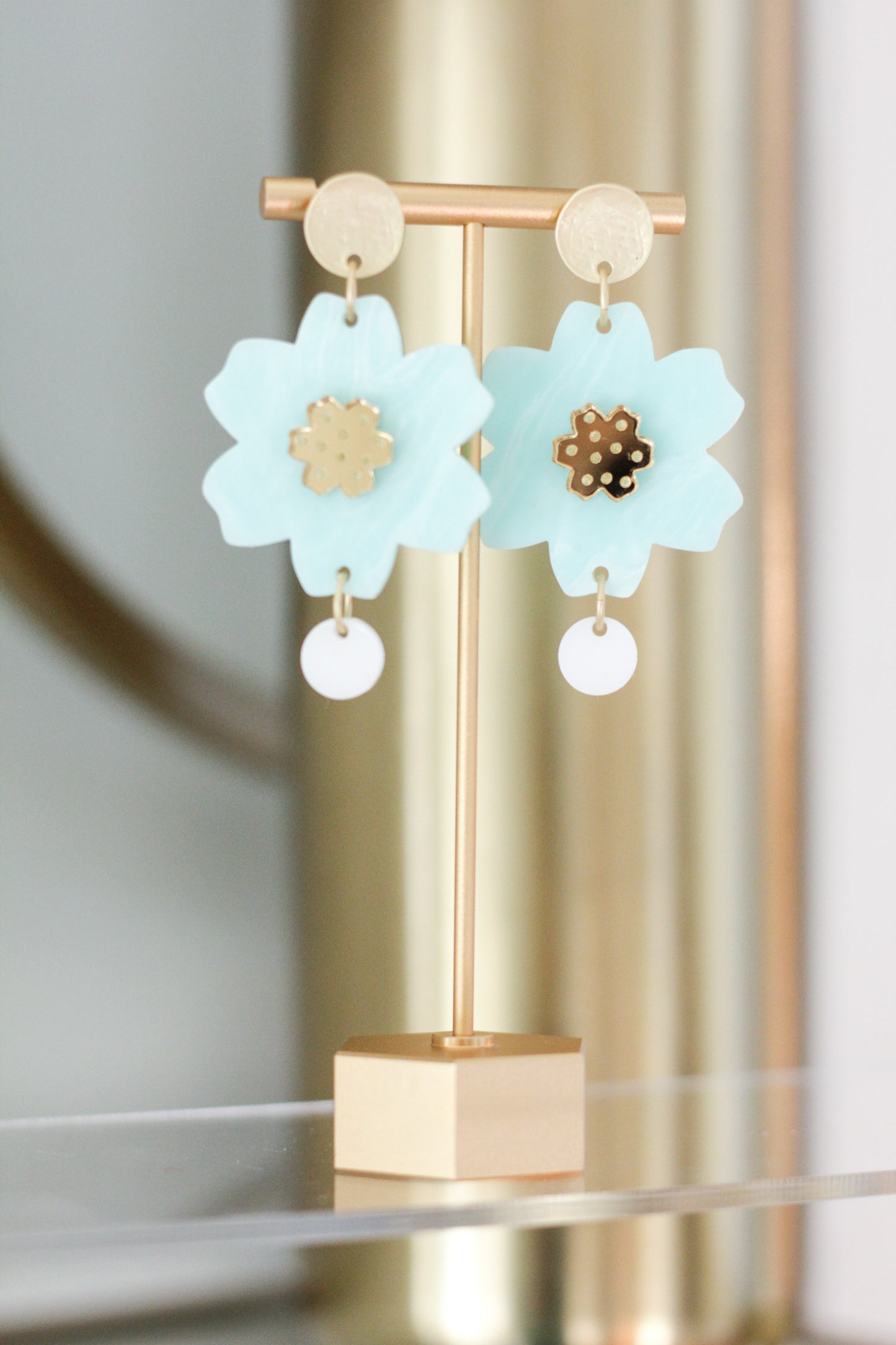 Blossom Flower Acrylic Earrings