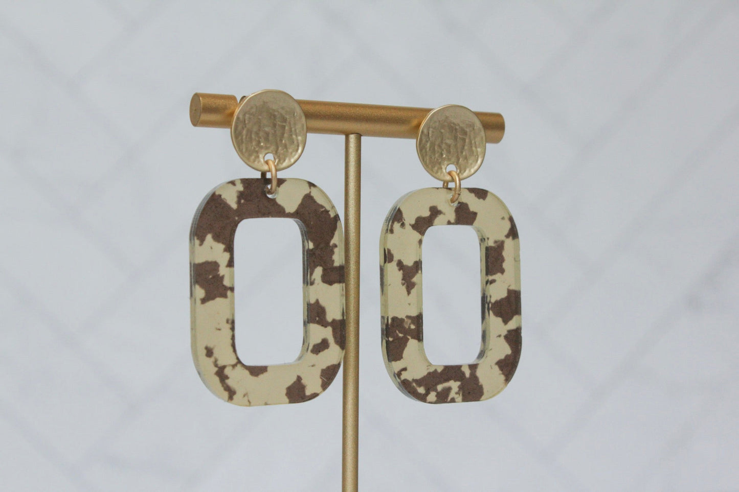 The Rachel - Rectangle Acrylic Earrings