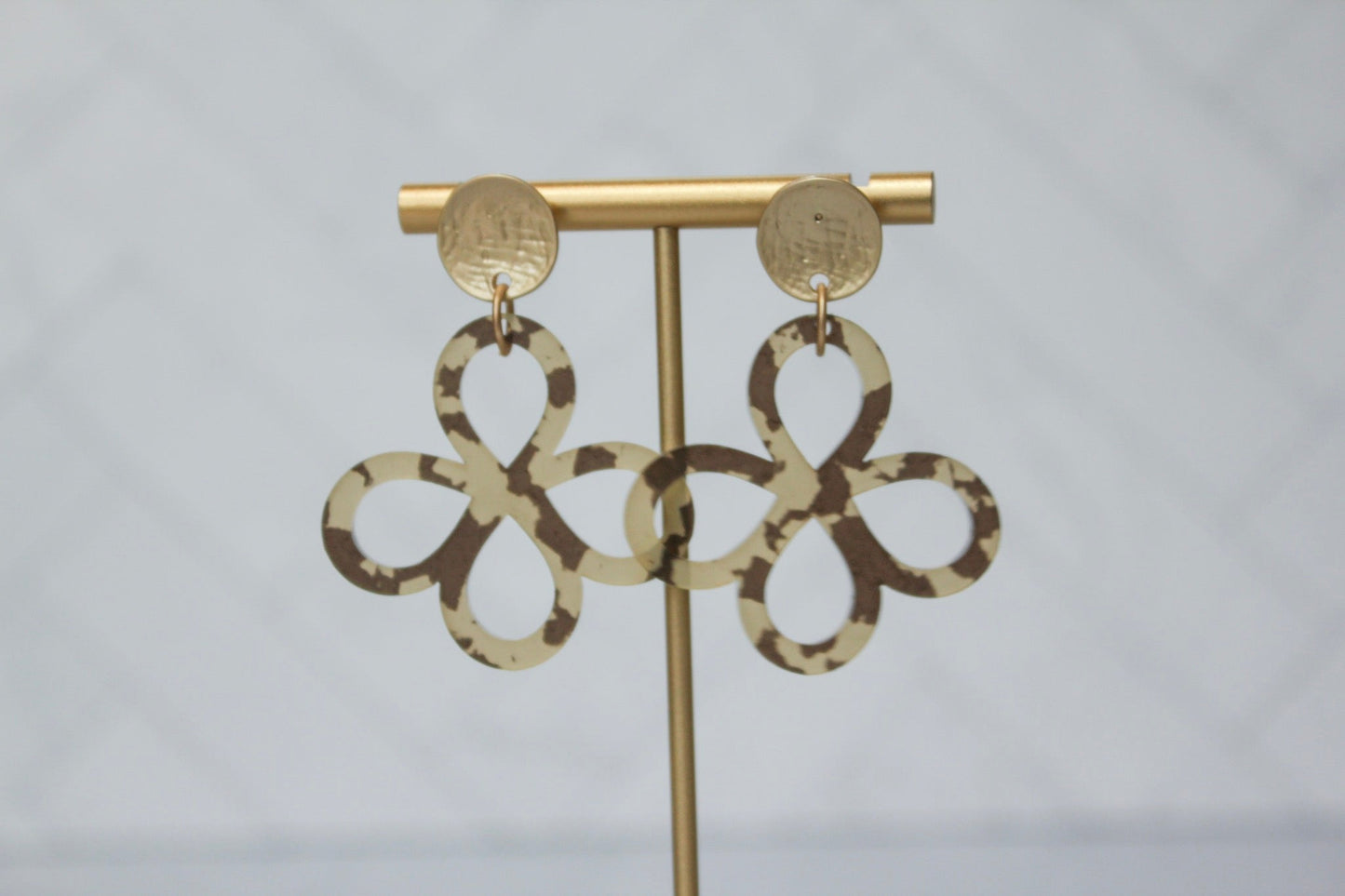 The Clara - Loopy Clover Acrylic Earrings