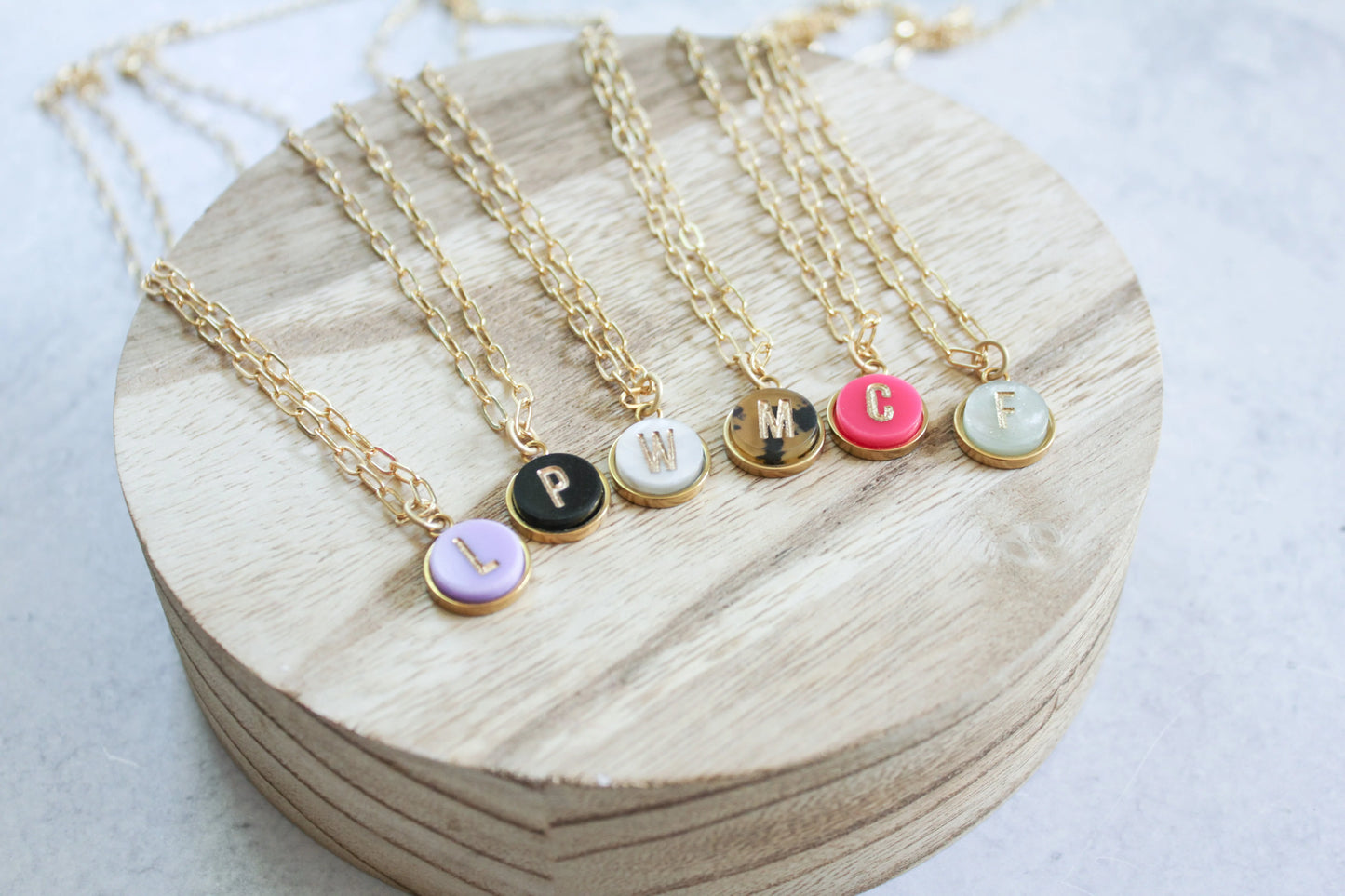 Initial Pendant Necklace