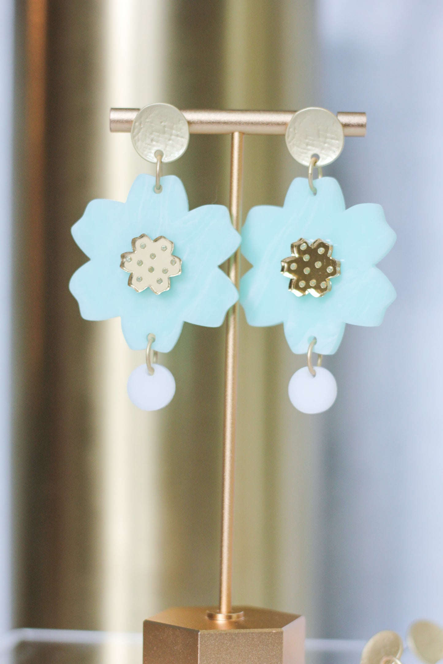 Blossom Flower Acrylic Earrings
