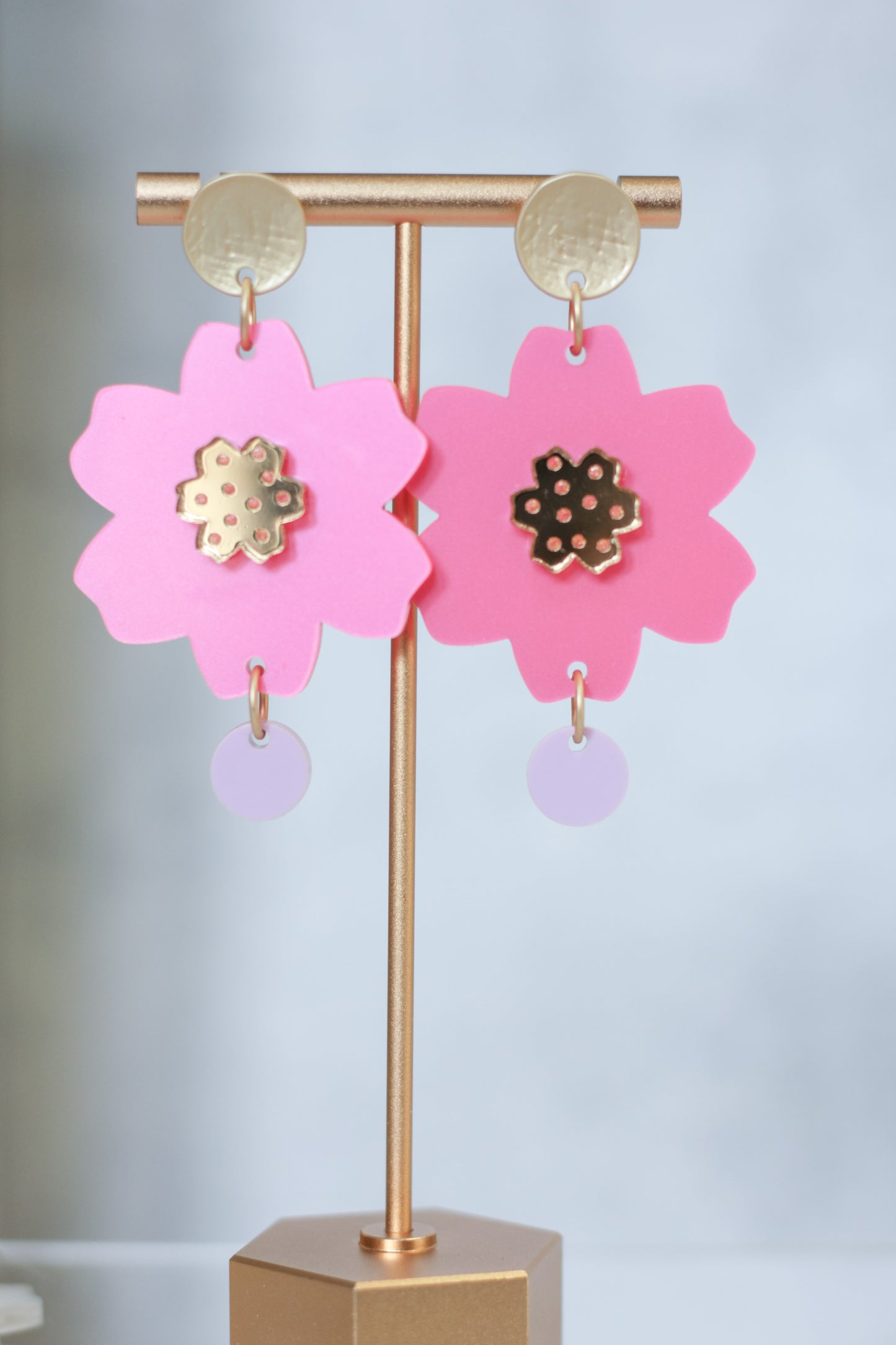 Blossom Flower Acrylic Earrings