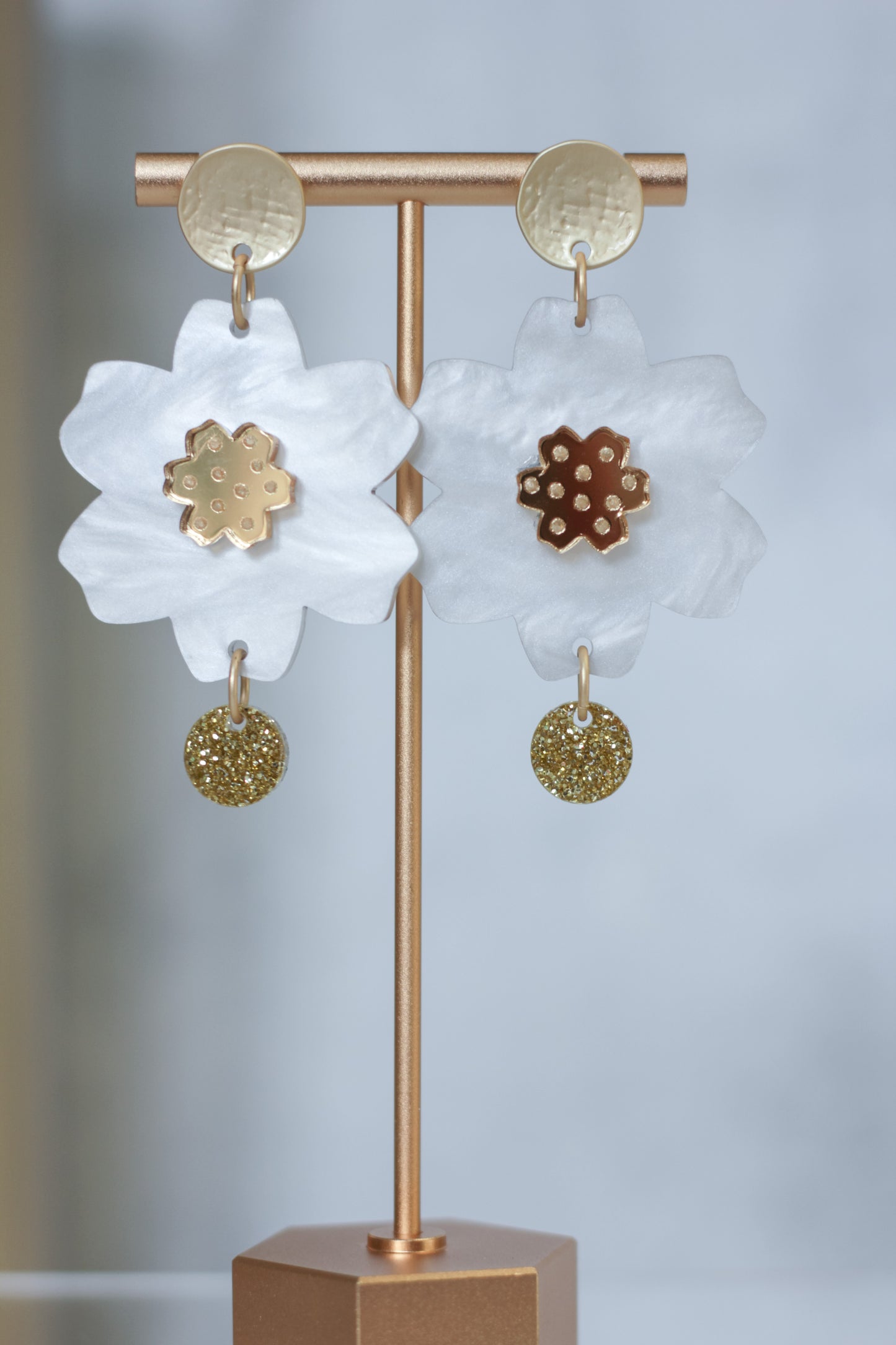 Blossom Flower Acrylic Earrings