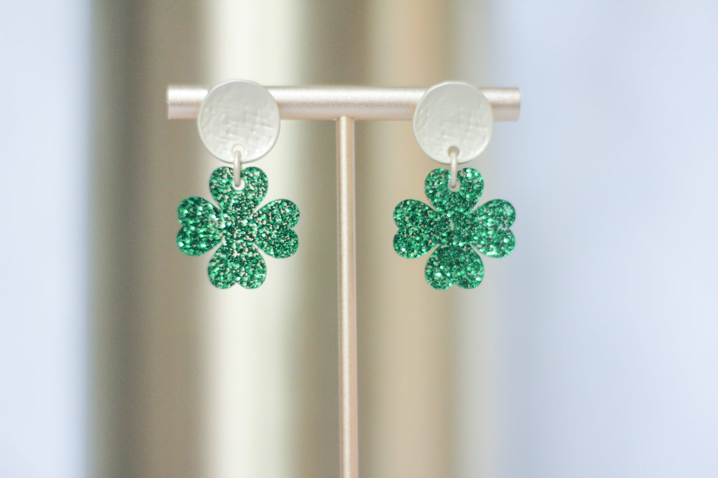 Mini Shamrock Earrings