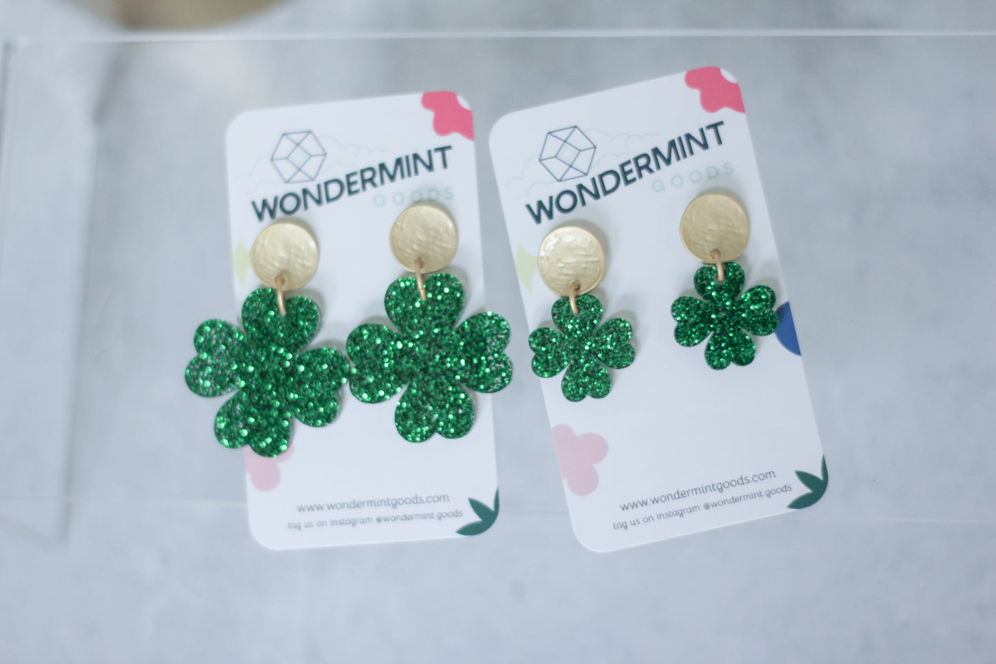 Mini Shamrock Earrings