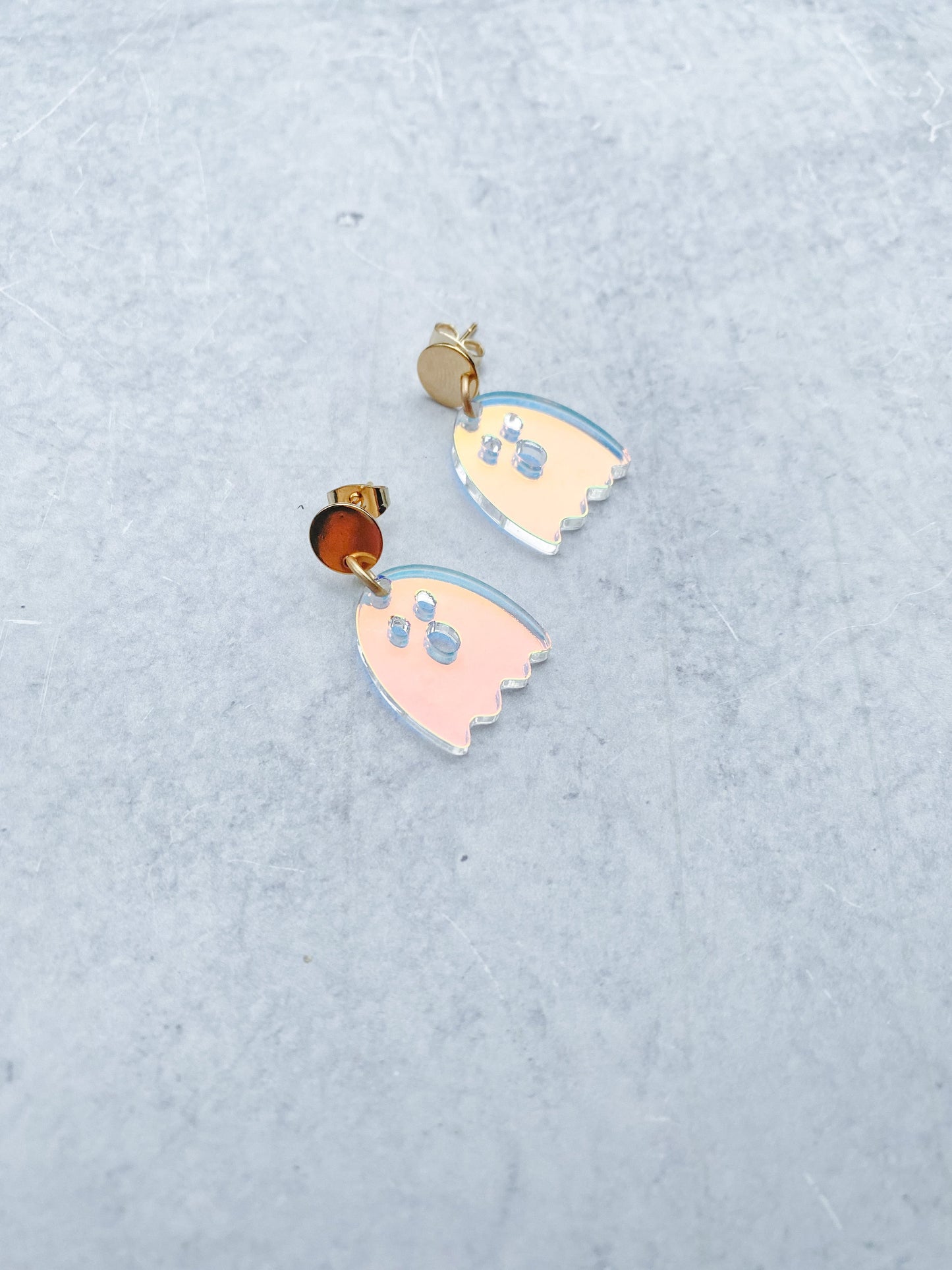 Mini Ghost Earrings