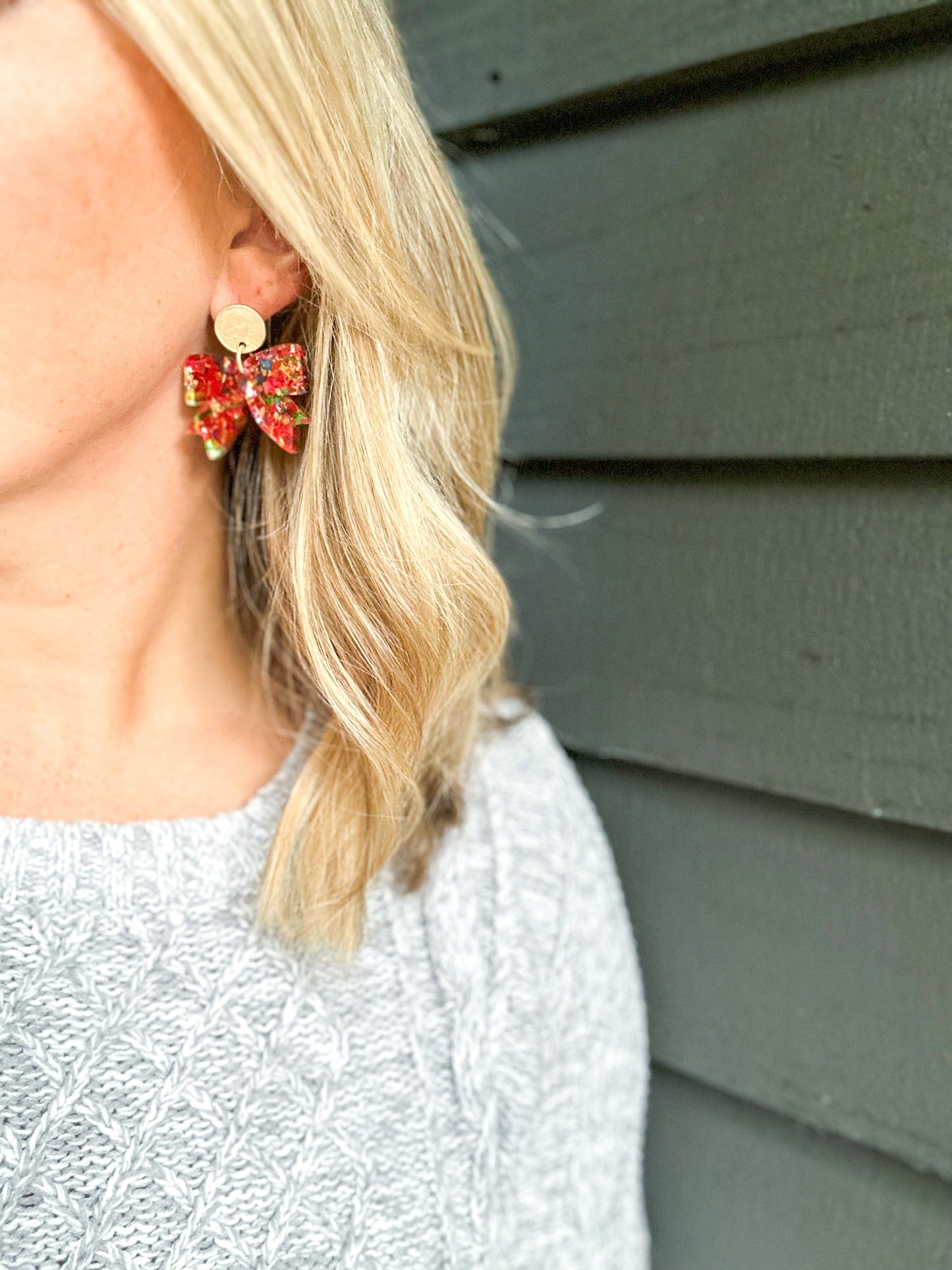 Confetti Bow Earrings