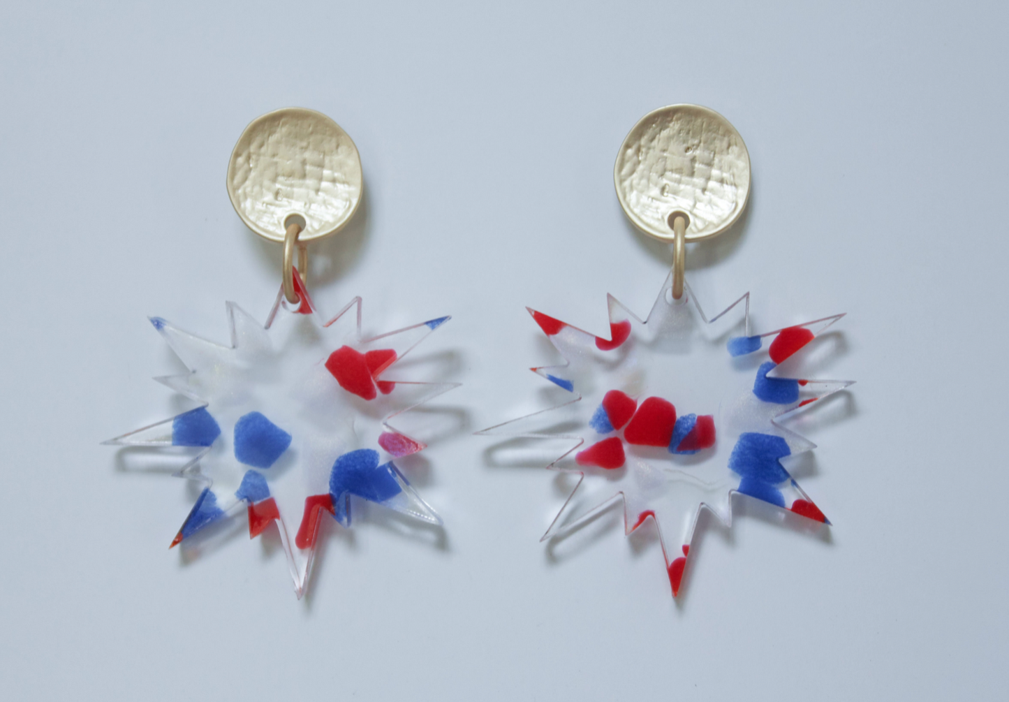 4th of July Boom Earrings