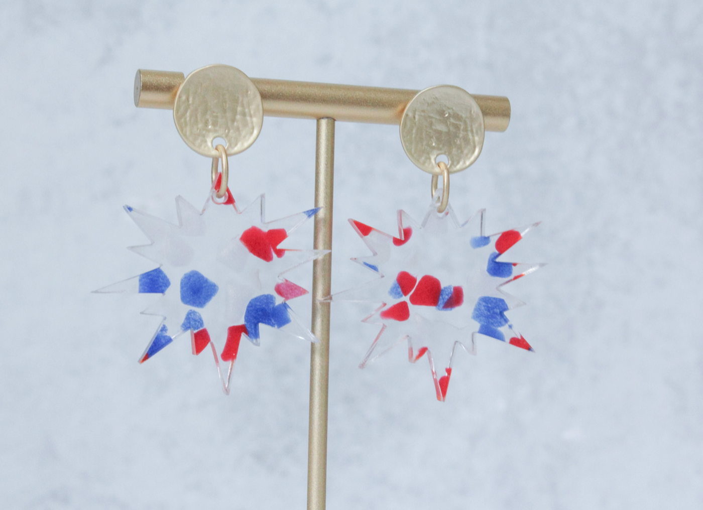 4th of July Boom Earrings