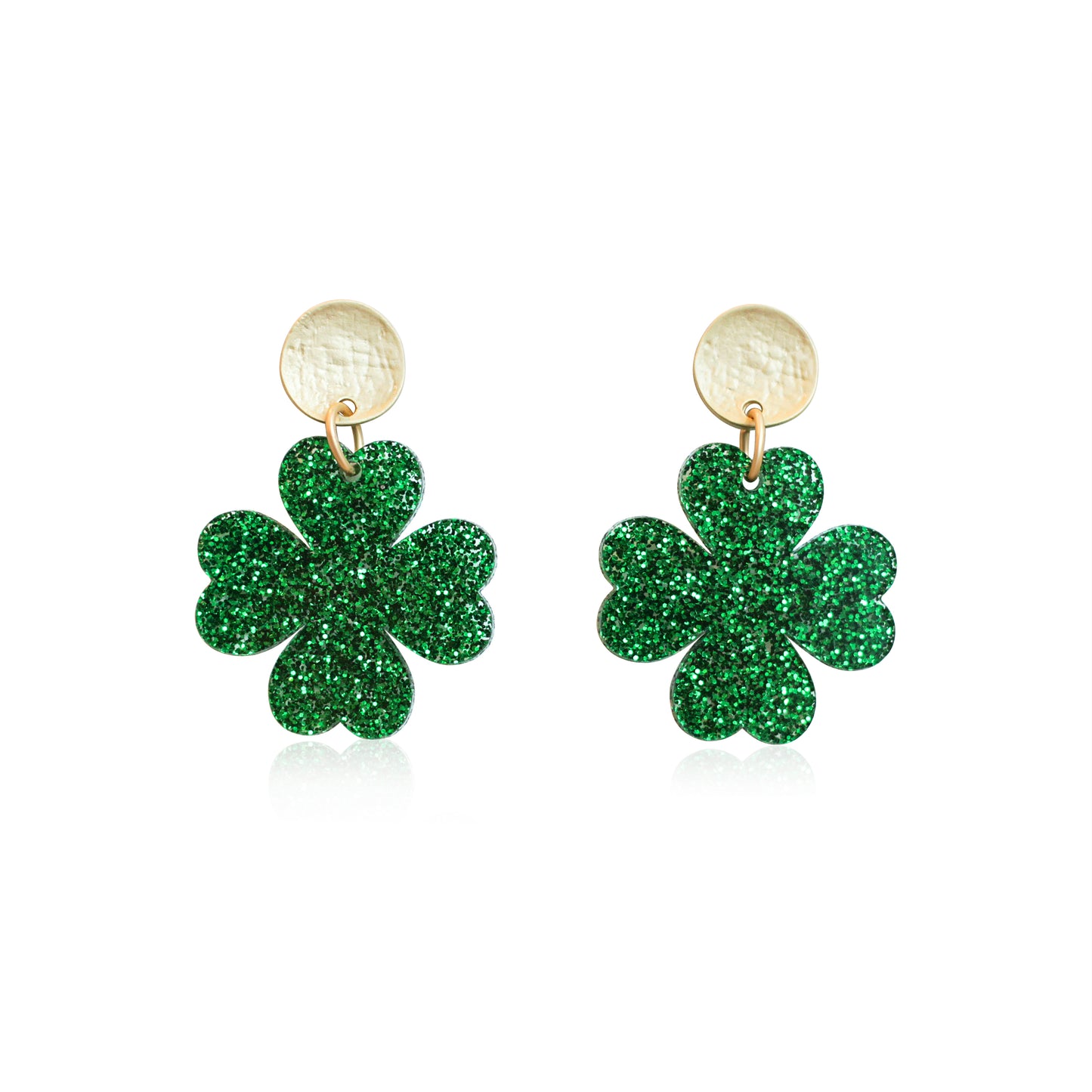 St. Patricks Day Shamrock Earrings