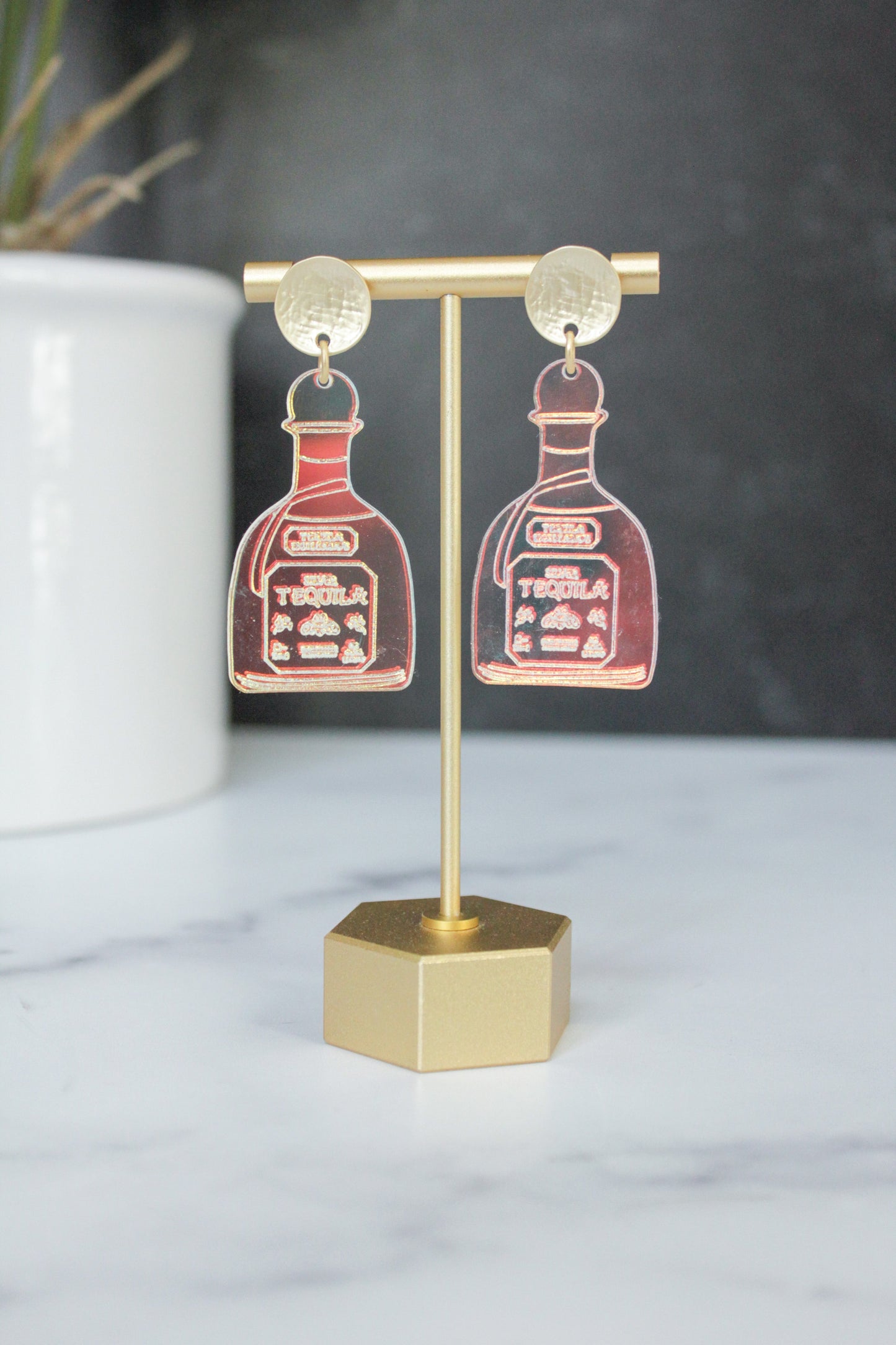 Tequila Bottle Earrings