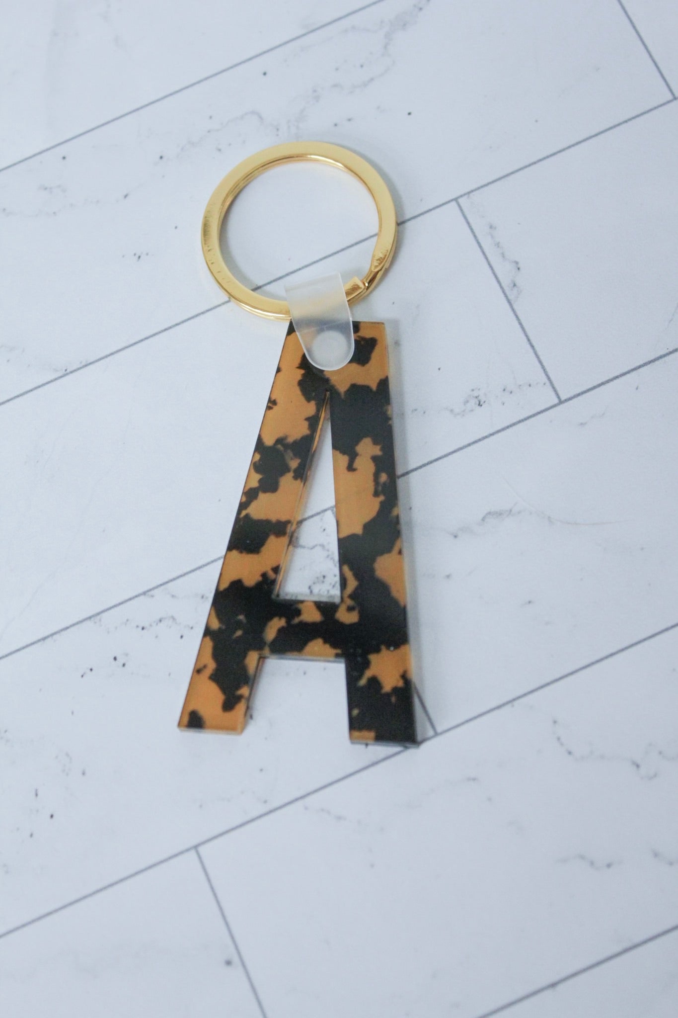 Acrylic Letter Keychain
