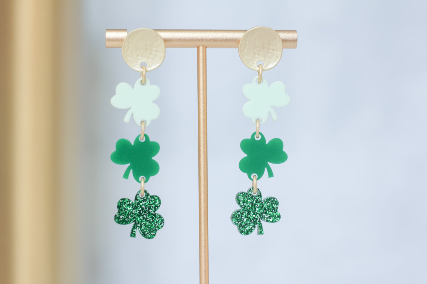 Shamrock Drop Earrings