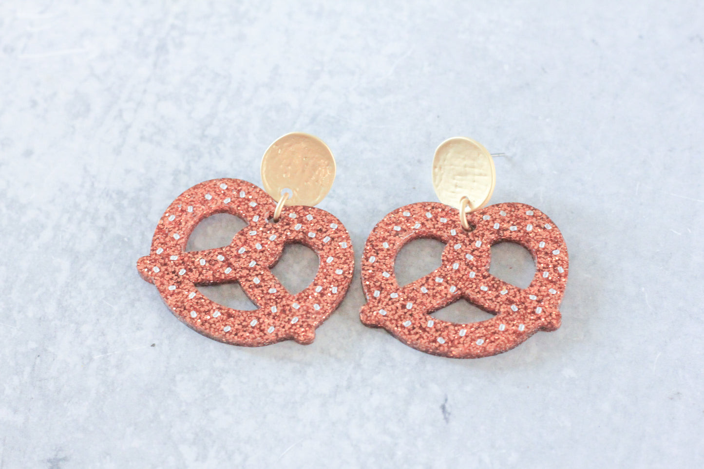 Pretzel Earrings