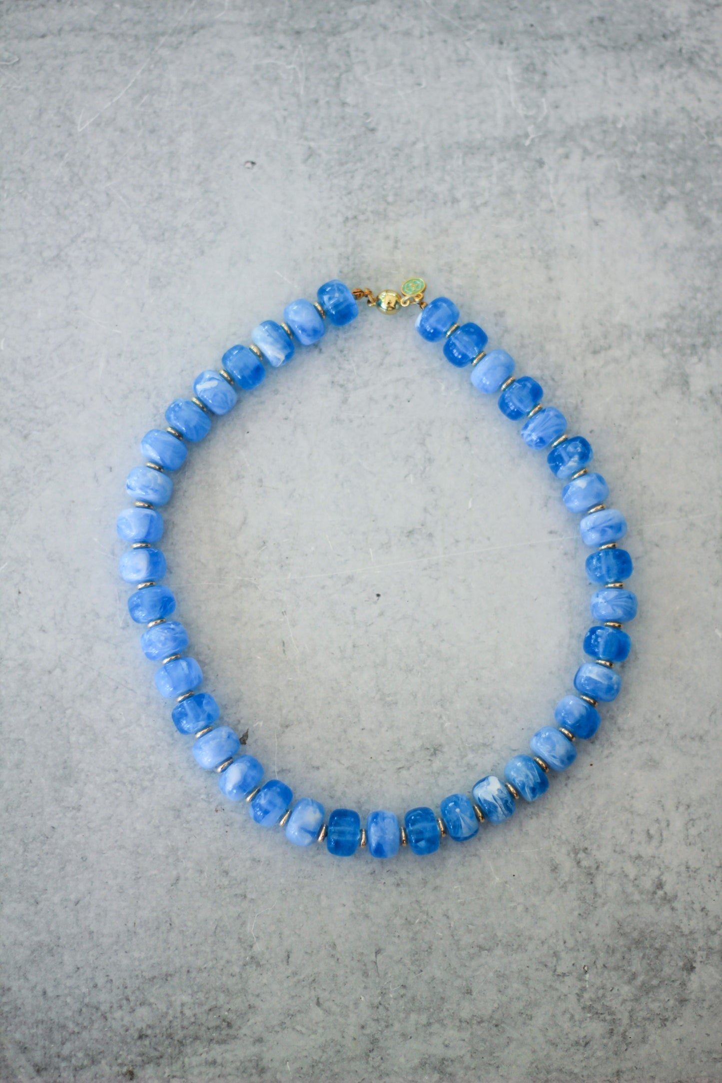 Chunky Acrylic Beaded Necklace