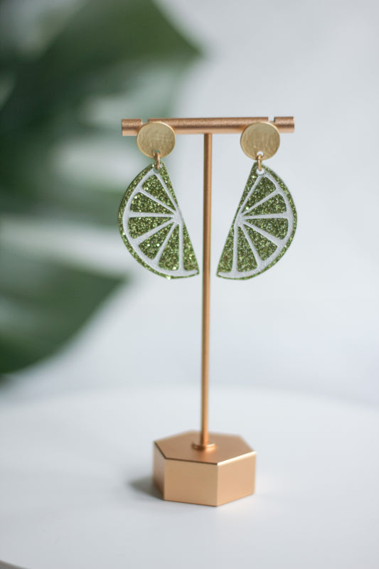 Lime Slice Earrings