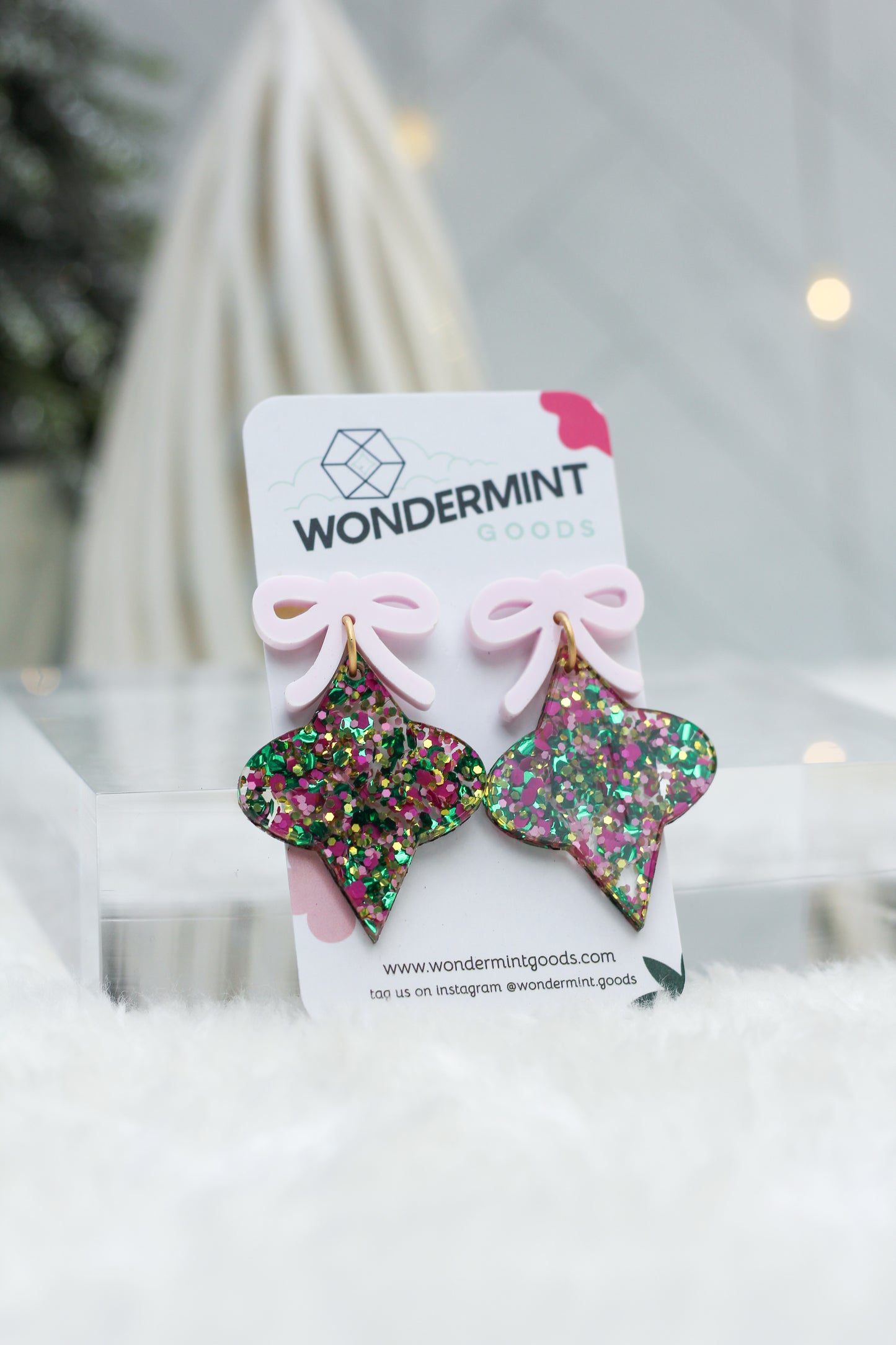 Confetti Ornament Acrylic Earrings