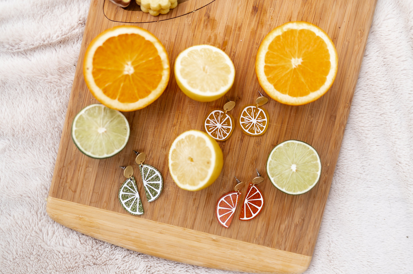 Lime Slice Earrings