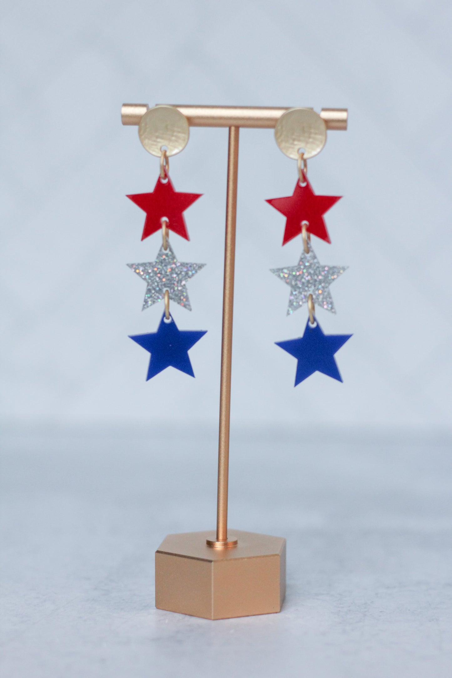 Star Spangled Drop Earrings