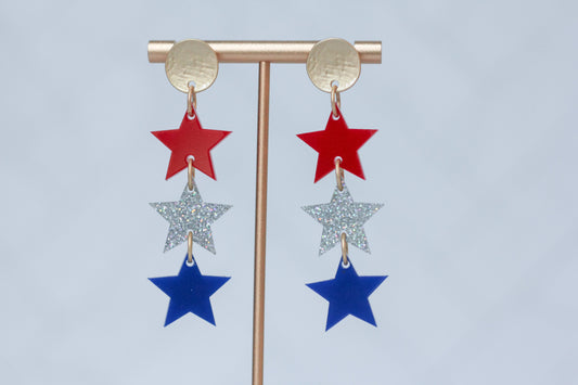 Star Spangled Drop Earrings
