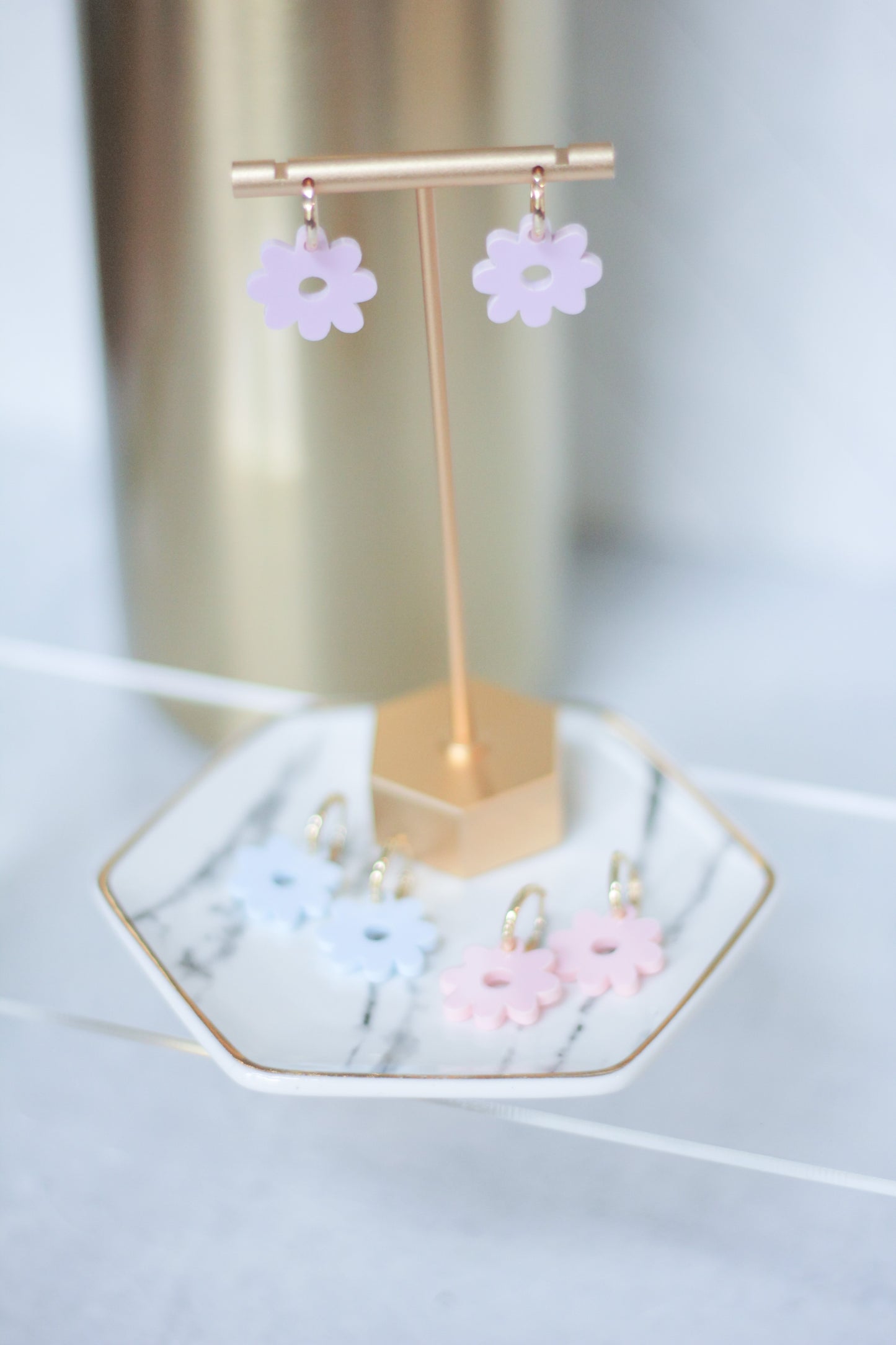 Huggie Hoop Charm Earrings
