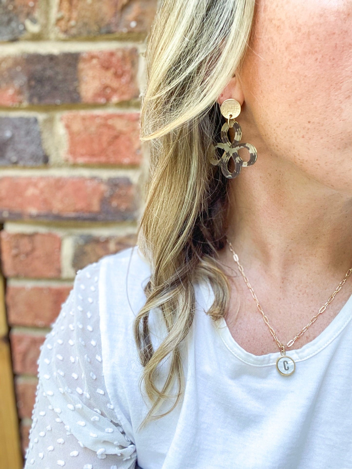 The Clara  - Loopy Clover Acrylic Earrings