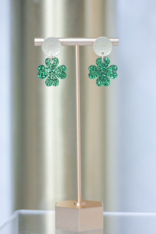 Mini Shamrock Earrings