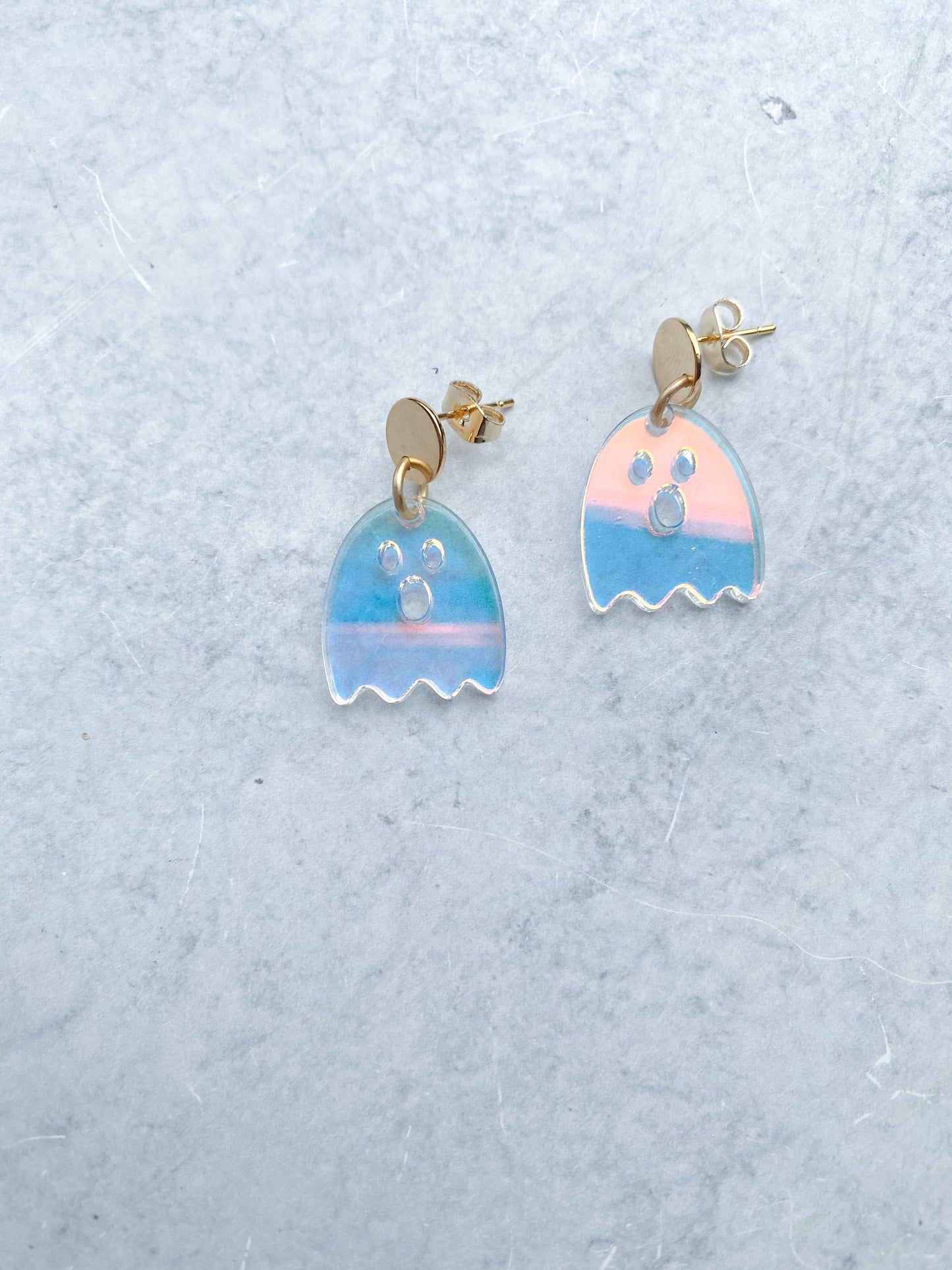Mini Ghost Earrings