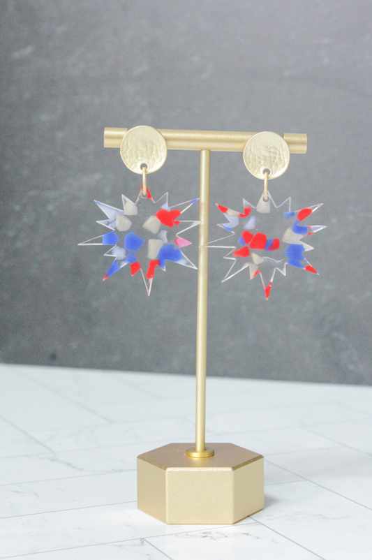 4th of July Boom Earrings