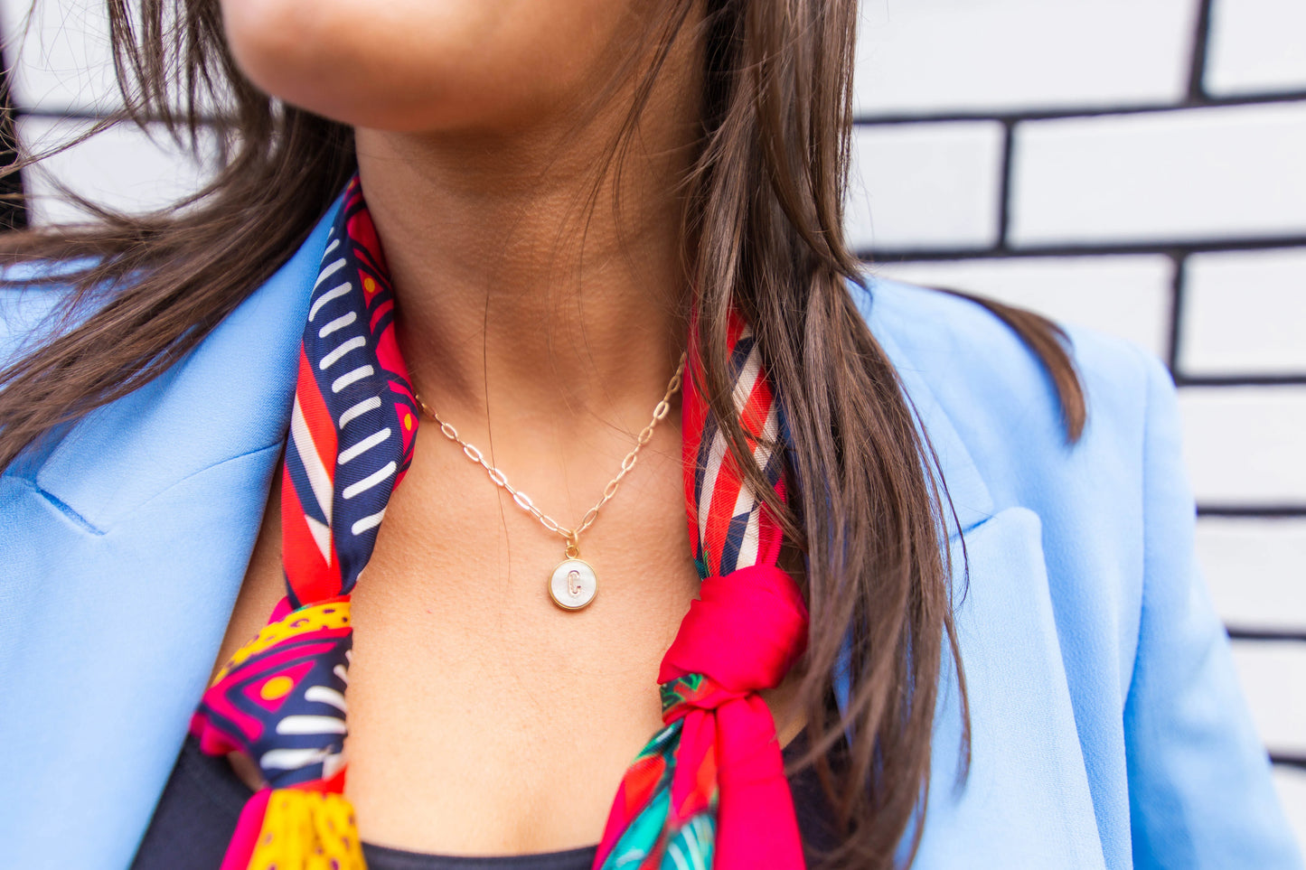 Initial Pendant Necklace