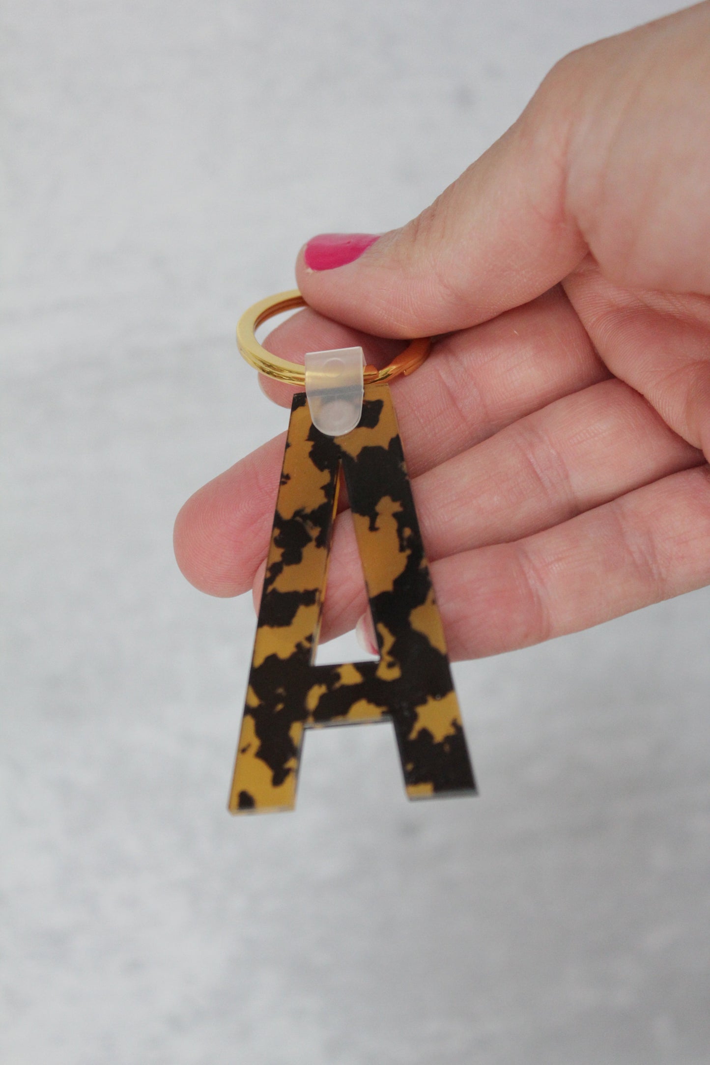 Acrylic Letter Keychain