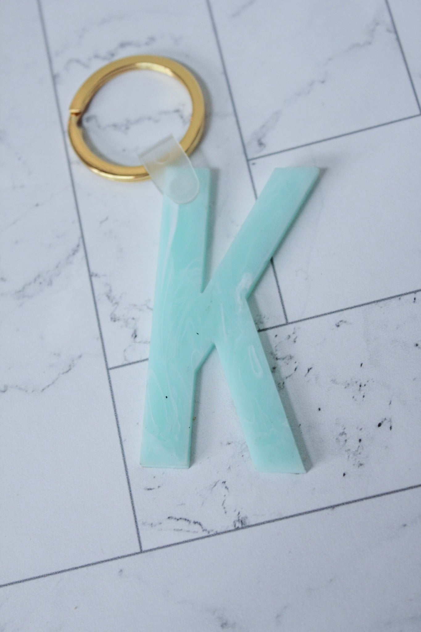 Acrylic Letter Keychain