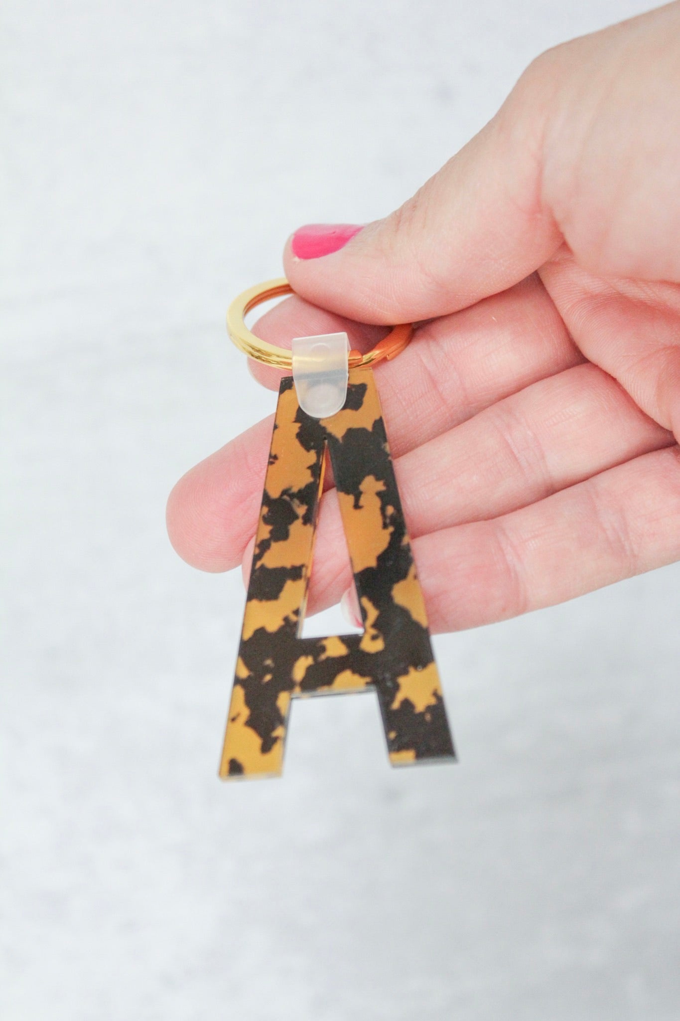 Acrylic Letter Keychain