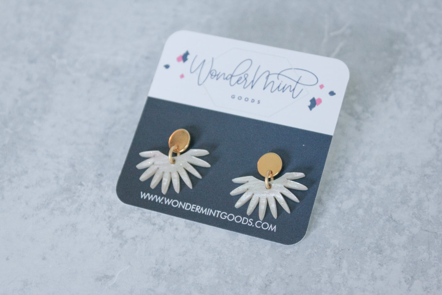 Mini Fan Earrings